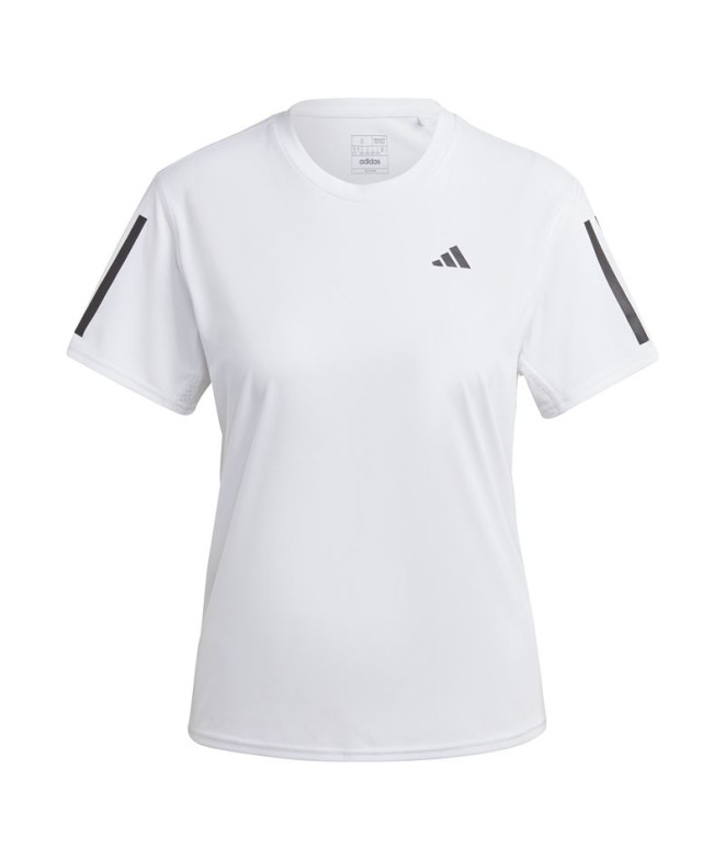Camiseta de Running adidas Own the Run Blanco Mujer