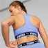 Brassiere de sport Puma Mid Impact Lila Femmes