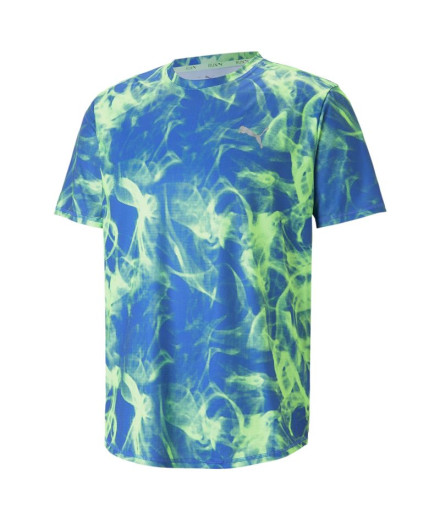 T-shirt par Running Puma Run Favorite Blue Homme