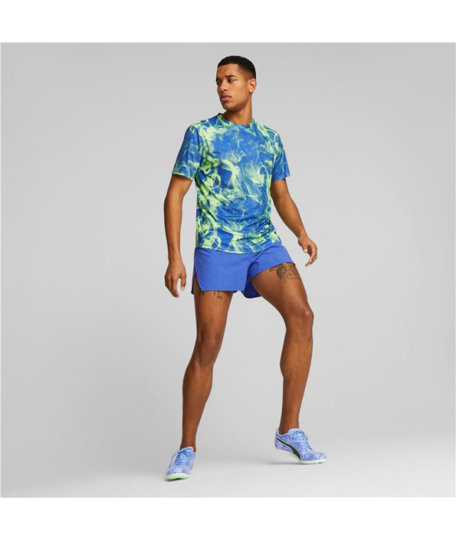 Camiseta por Running Puma Run Favorite Blue Homem