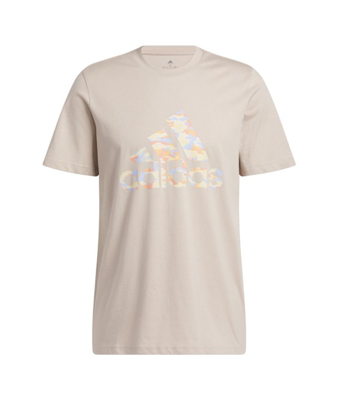 T-shirt adidas Camo Beige Homme