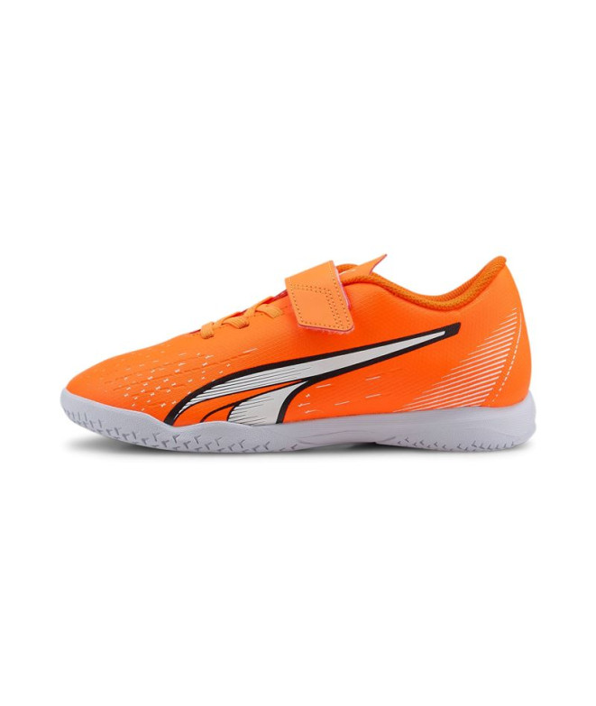 Sapatilhas de futebol sala  Puma Ultra Play It V Laranja Menino
