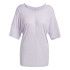 T-shirt adidas Yoga Studio Oversized Lilac Women's