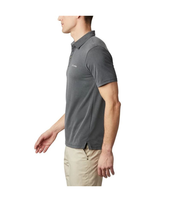 Polo preto Columbia Nelson Point™ para homem