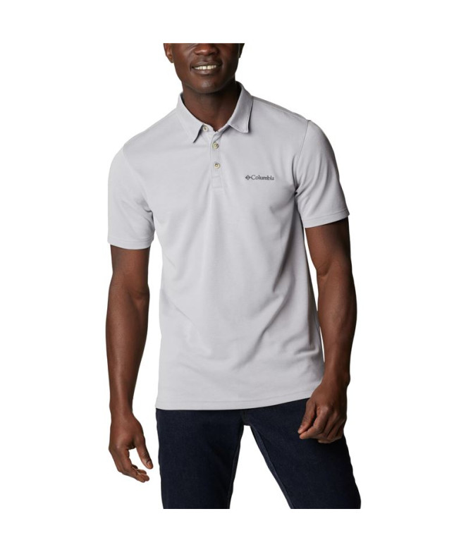 Polo gris pour hommes Columbia Nelson Point™