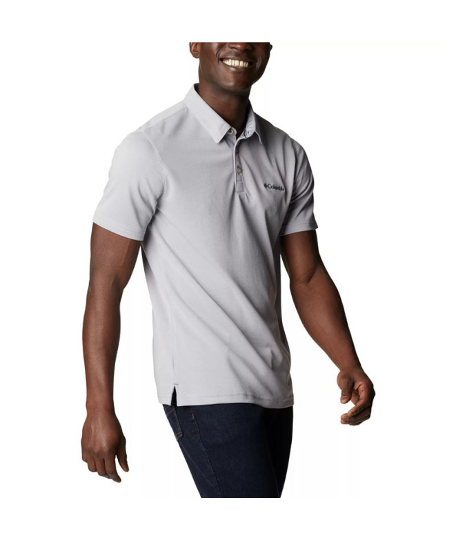 Polo cinzento Columbia Nelson Point™ para homem