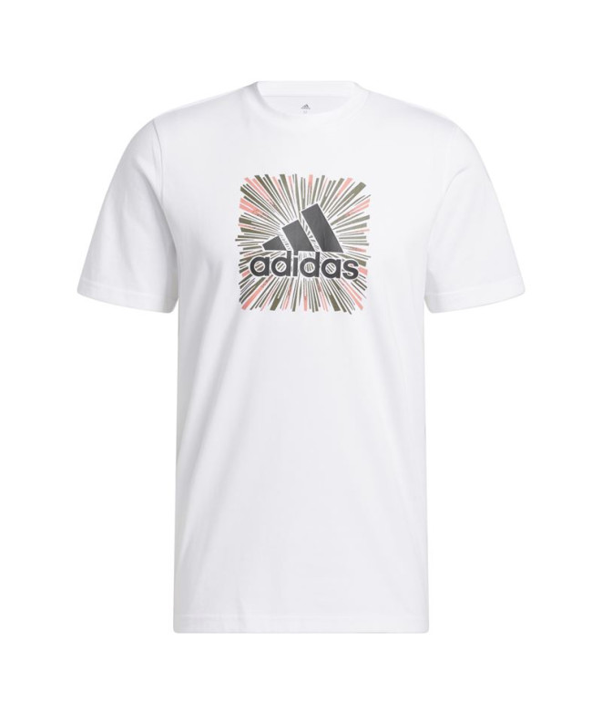 Camiseta adidas Sport Optimist Branco Homem