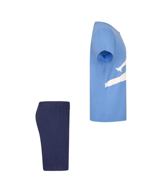 Conjunto Nike Jordan Jumbo Jumpman Infantil Azul