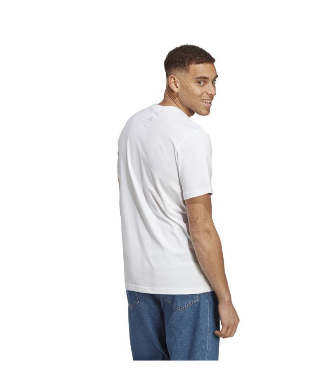 Camiseta adidas Essentials Single Jersey Branco...
