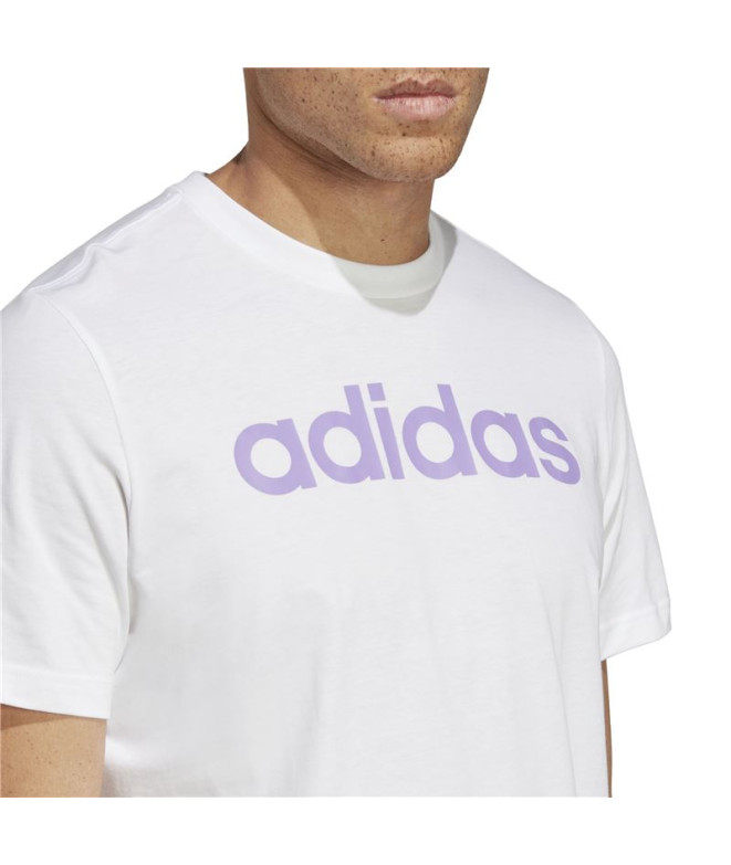 T-shirt adidas Essentials Single Jersey Blanc...