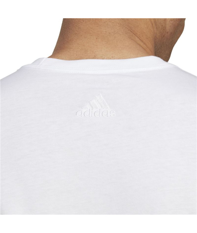 Camiseta adidas Essentials Single Jersey Branco...