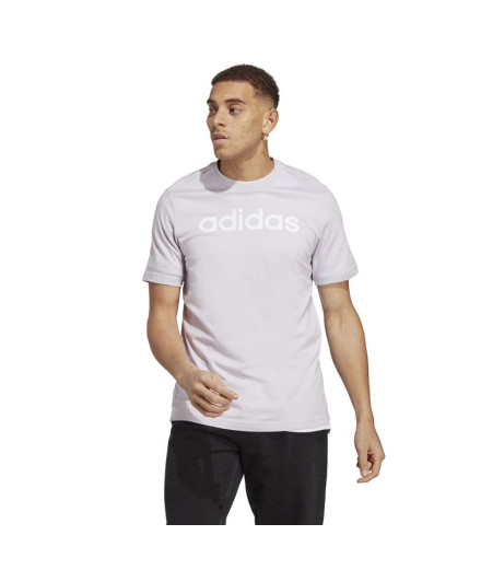 Camiseta adidas Camisola simples Essentials Lilás Homem 2