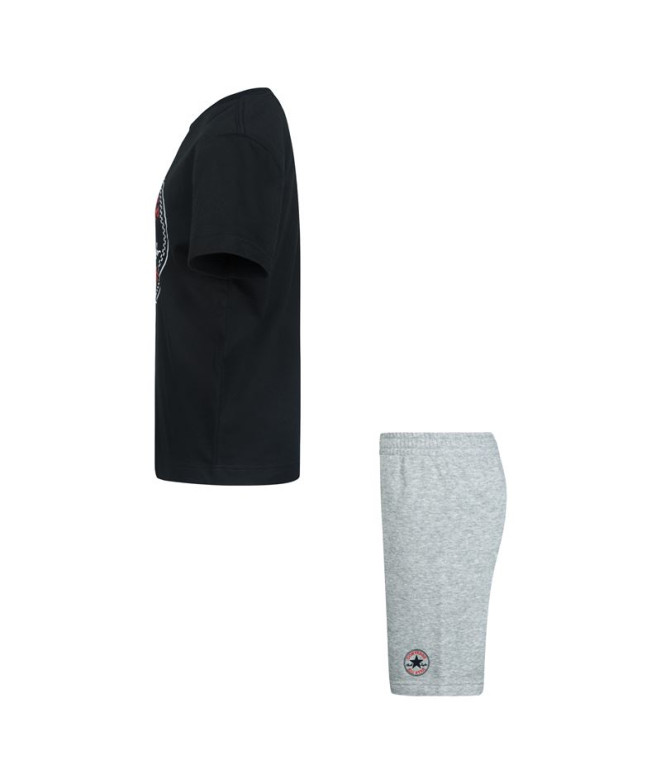 Conjunto Converse Core Tee & Ft Short Dk...