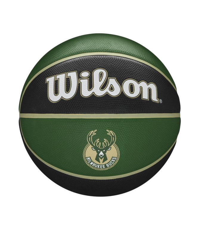 Bola Basquetebol Wilson da NBA Team Tribute Milwakee Bucks Verde