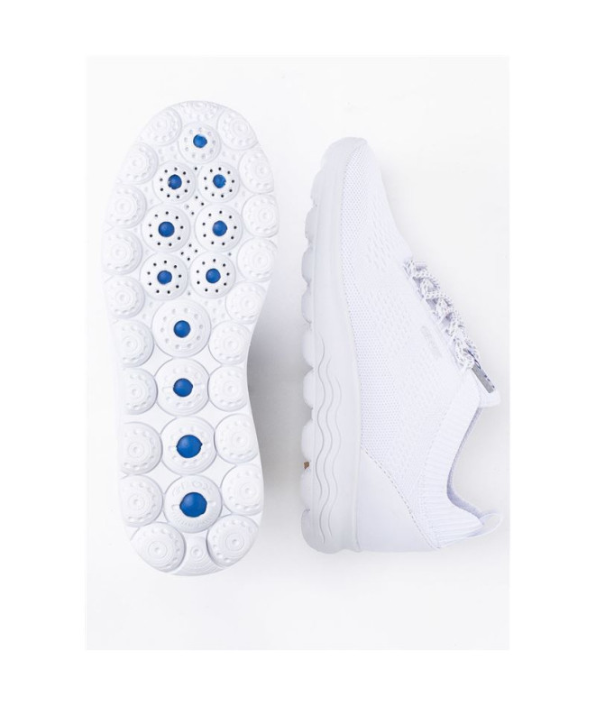 Chaussures Geox Spherica Blanc Femme