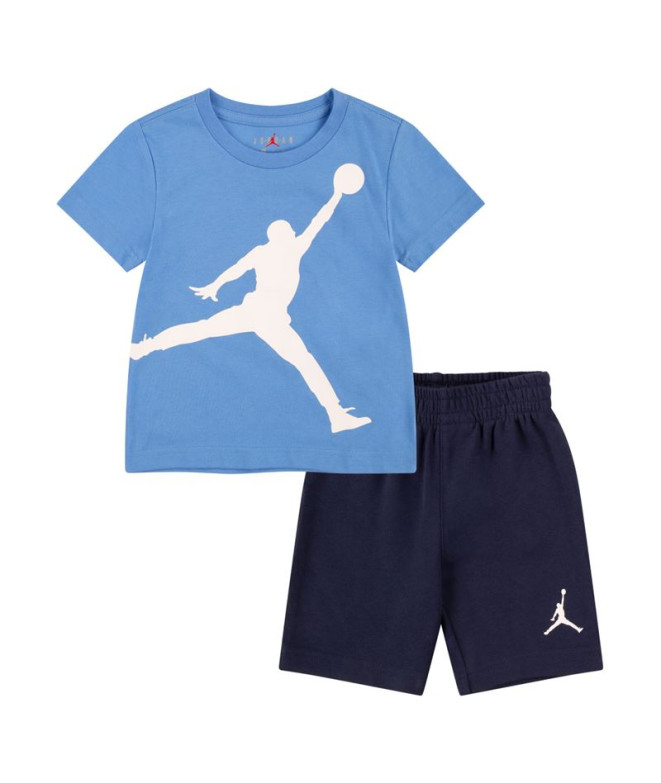 Conjunto Nike Jordan Jumbo Infantil Azul Marino