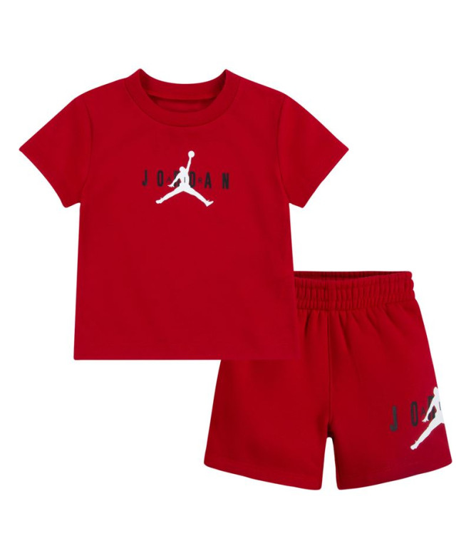 Conjunto Nike Jordan Infantil Vermelho