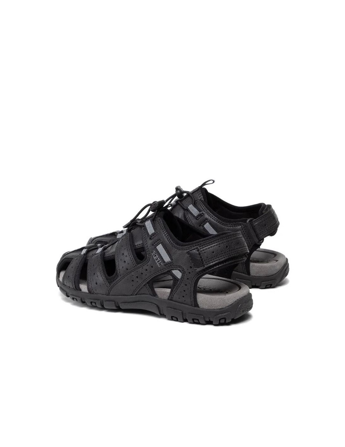 Sandalias Geox Uomo Strada Negro Hombre