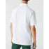 Polo Lacoste Canalé Blanco Hombre