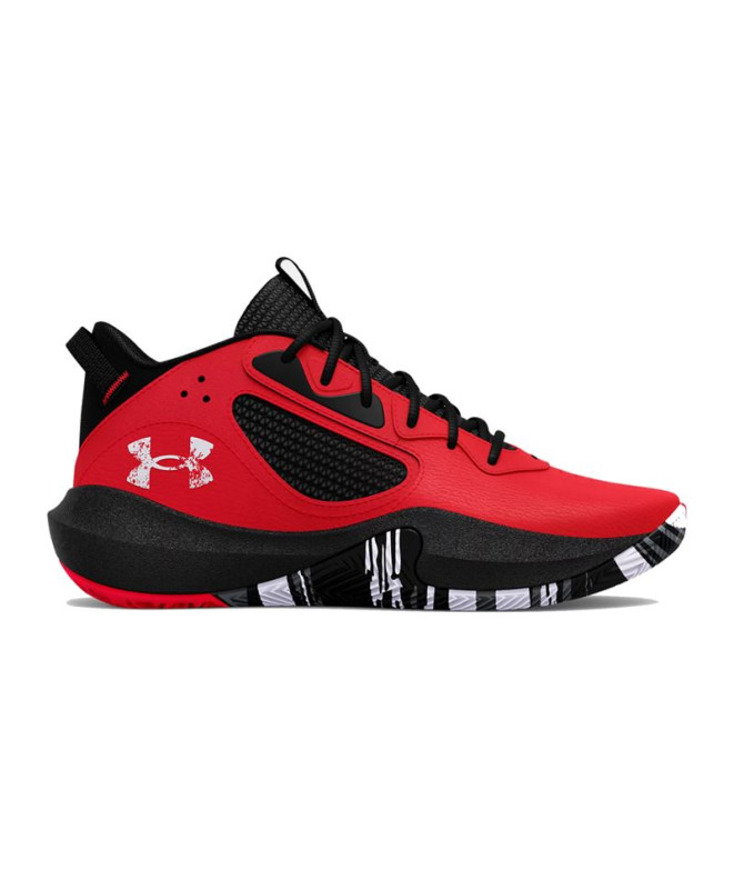 Zapatillas de Baloncesto Under Amour Lockdown 6 Rojo Infantil