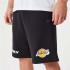 Calças New Era NBA LA Lakers Homens Preto
