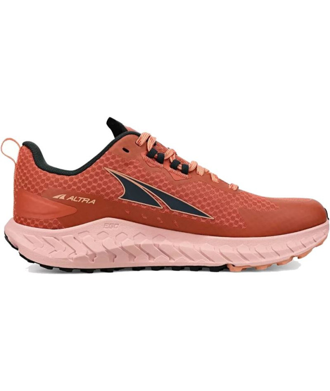 Sapatilhas de trail Altra Outroad Mulher Vermelho Laranja