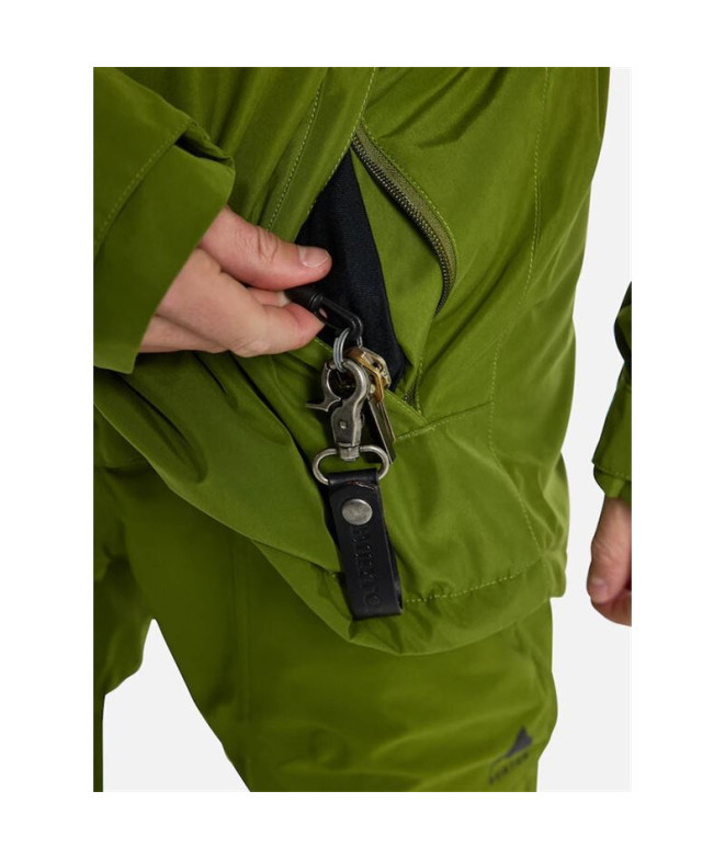Chaqueta de Esquí Burton Dunmore Hombre Verde