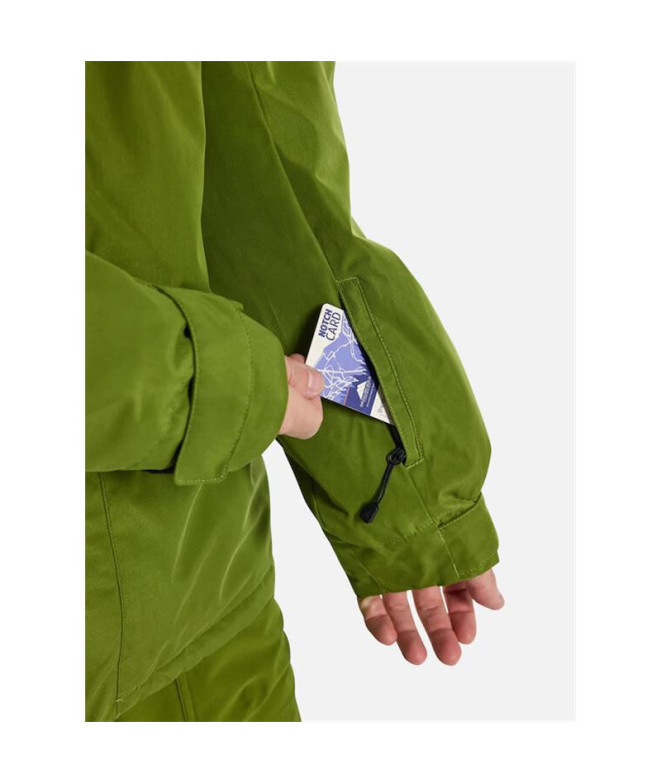 Chaqueta de Esquí Burton Dunmore Hombre Verde
