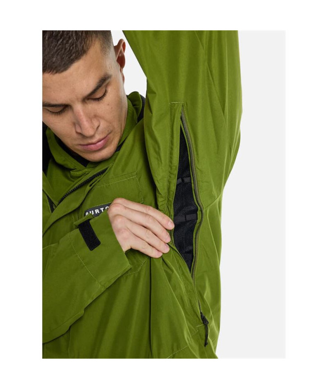 Chaqueta de Esquí Burton Dunmore Hombre Verde