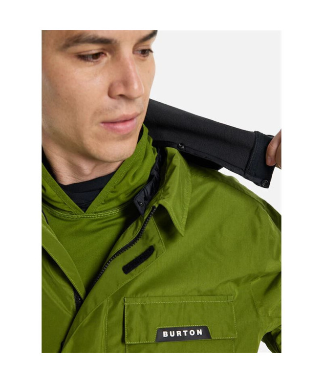Chaqueta de Esquí Burton Dunmore Hombre Verde
