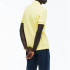 Polo Lacoste Amarelo com nervuras Homem