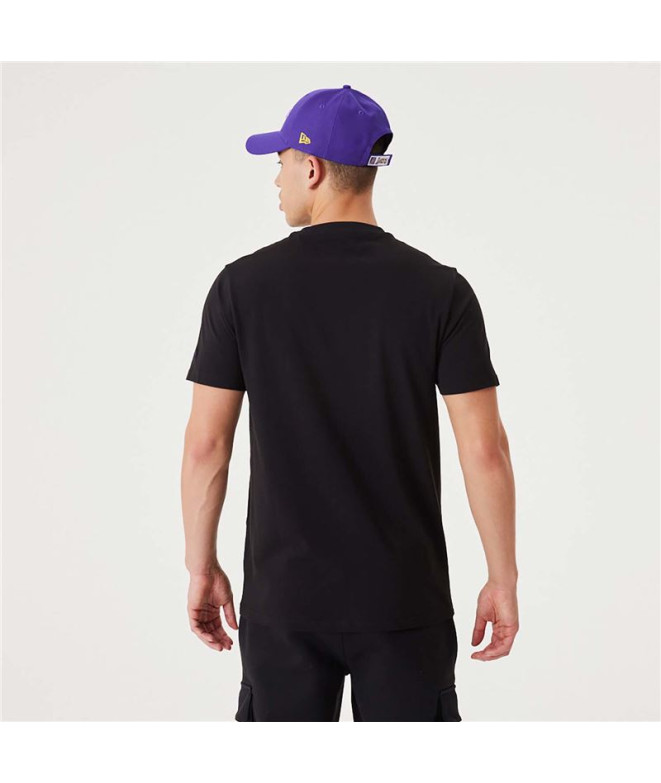 T-Shirt New Era Script LA Lakers Noir Hommes