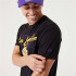 T-Shirt New Era Script LA Lakers Noir Hommes