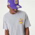 T-shirt New Era Championnat LA Lakers Gris Homme