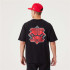 T-shirt New Era Championnat Chicago Bulls Noir Homme