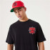 T-shirt New Era Championnat Chicago Bulls Noir Homme