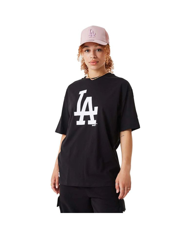 Camiseta New Era League Essentials LA Dodgers Negro Hombre