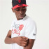 T-shirt New Era NBA Infill Graphic Chicago Bulls Blanc Homme