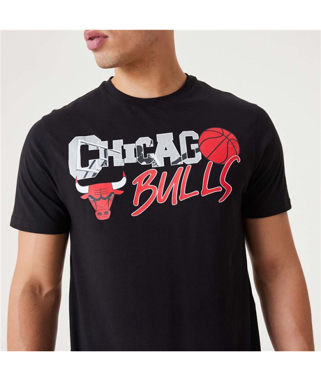 Camiseta New Era NBA Infill Graphic Chicago...