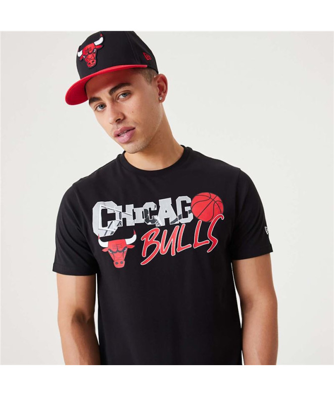 Camiseta New Era NBA Infill Graphic Chicago...