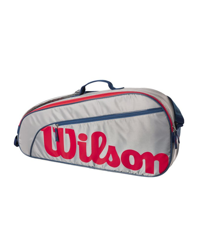 Saco de raquetes Wilson Pack Júnior 3 Cinzento