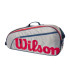 Saco de raquetes Wilson Pack Júnior 3 Cinzento