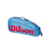 Raquetero Wilson Junior Pack 3 Azul