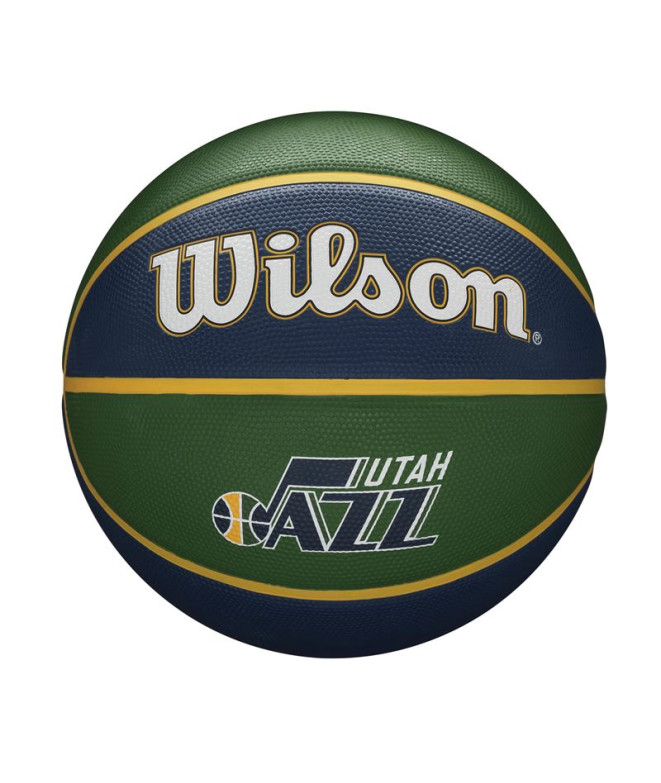 Basketball Wilson NBA Team Tribute Utah Jazz Green Basketball Ball