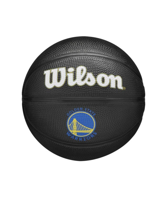 Bola de basquetebol Wilson NBA Team Tribute Mini GSW Preto