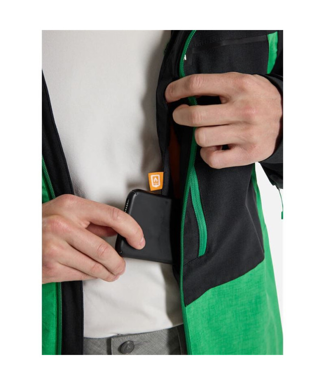 Chaqueta de Esquí Burton Lodgepole Hombre Green