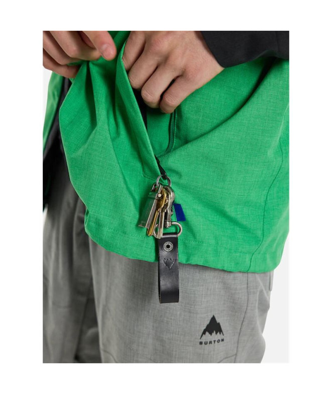 Chaqueta de Esquí Burton Lodgepole Hombre Green