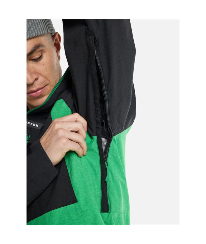 Chaqueta de Esquí Burton Lodgepole Hombre Green