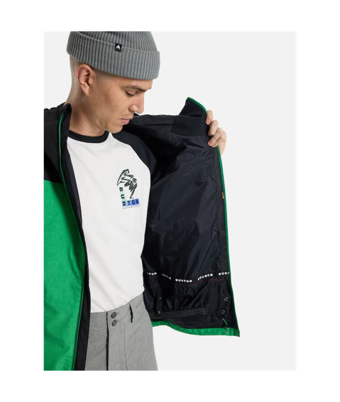 Chaqueta de Esquí Burton Lodgepole Hombre Green