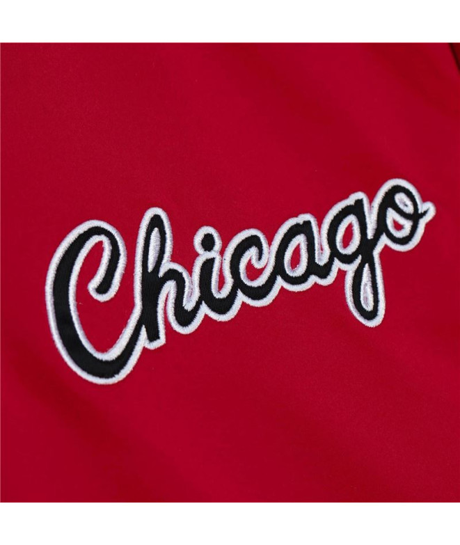 Veste Mitchell & Ness Chicago Bulls Rouge Homme